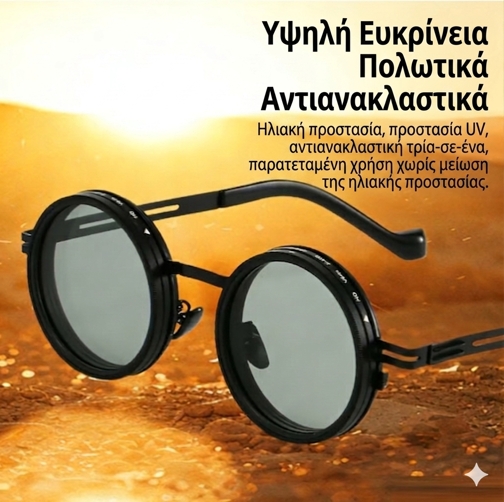 Ρυθμιζόμενα πολωτικά γυαλιά ηλίου