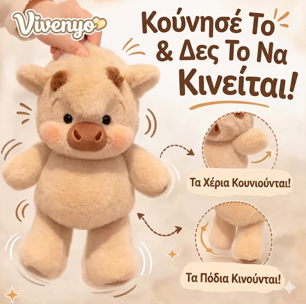 Vivenyos Τρεχούμενο λούτρινο Highland Cow