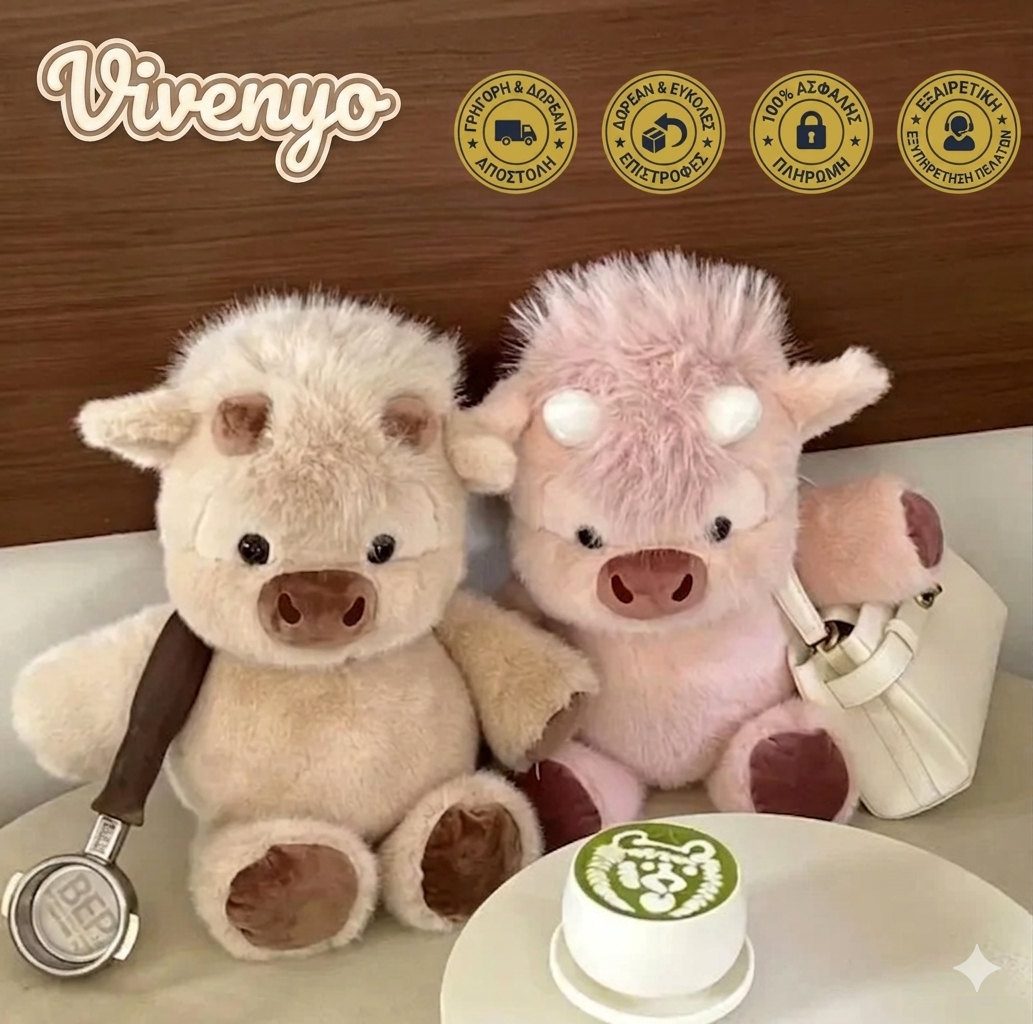 Vivenyos Τρεχούμενο λούτρινο Highland Cow